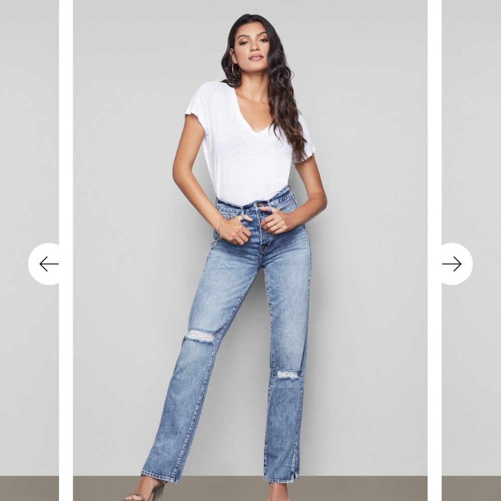 Good American Good boy highwaisted jeans